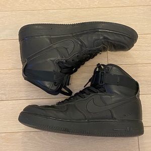 Nike Black Air Force 1 High Top Mens Size 10.5
